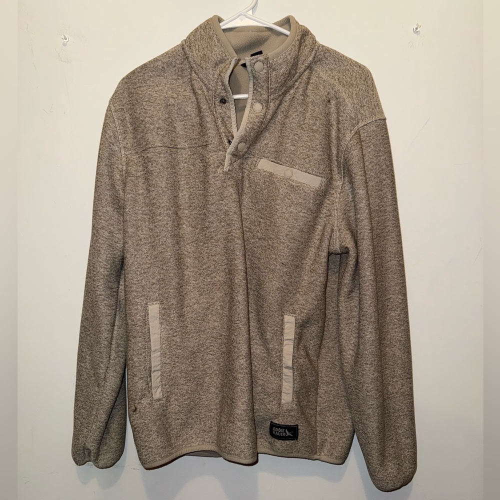 Eddie Bauer Tan Pullover Jacket